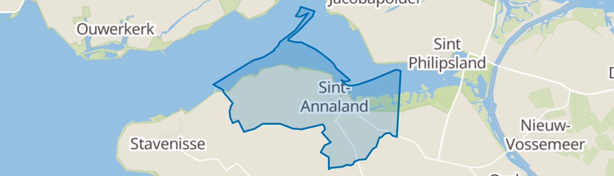 Sint-Annaland map