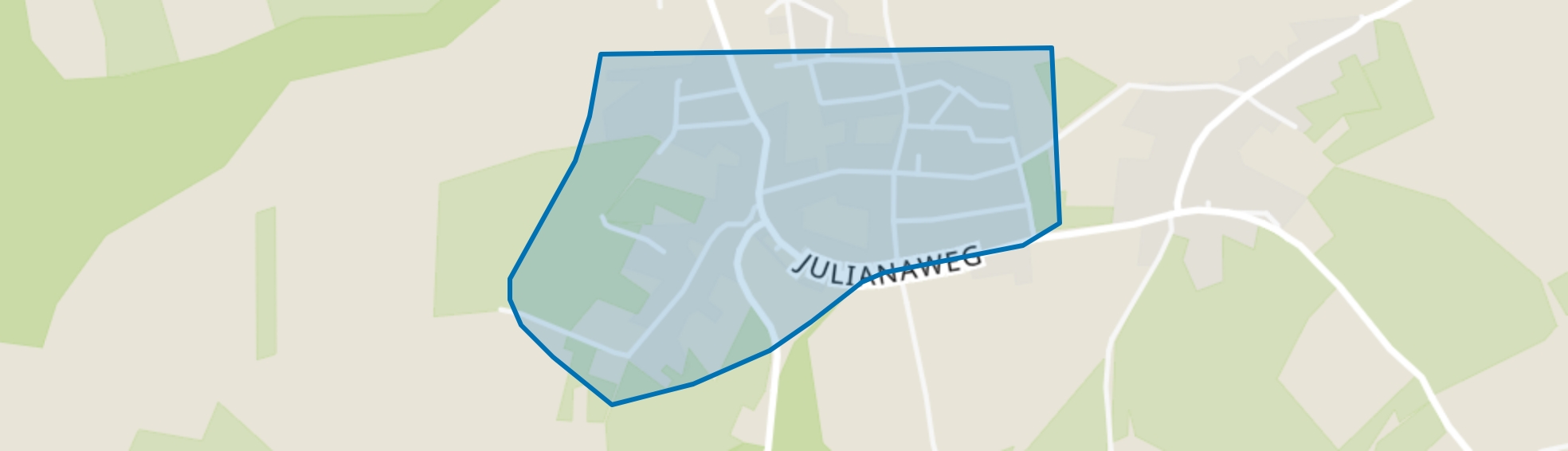 Sint Geertruid, Sint Geertruid map