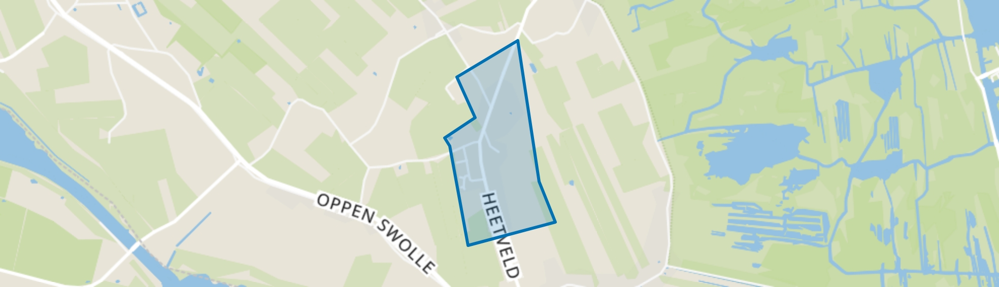 Heetveld, Sint Jansklooster map