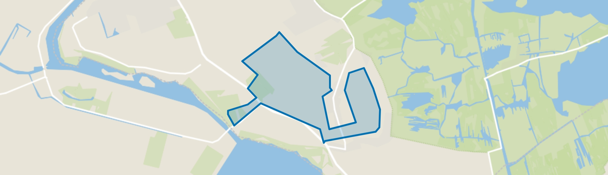 Verspreide huizen Kadoelen en omgeving, Sint Jansklooster map