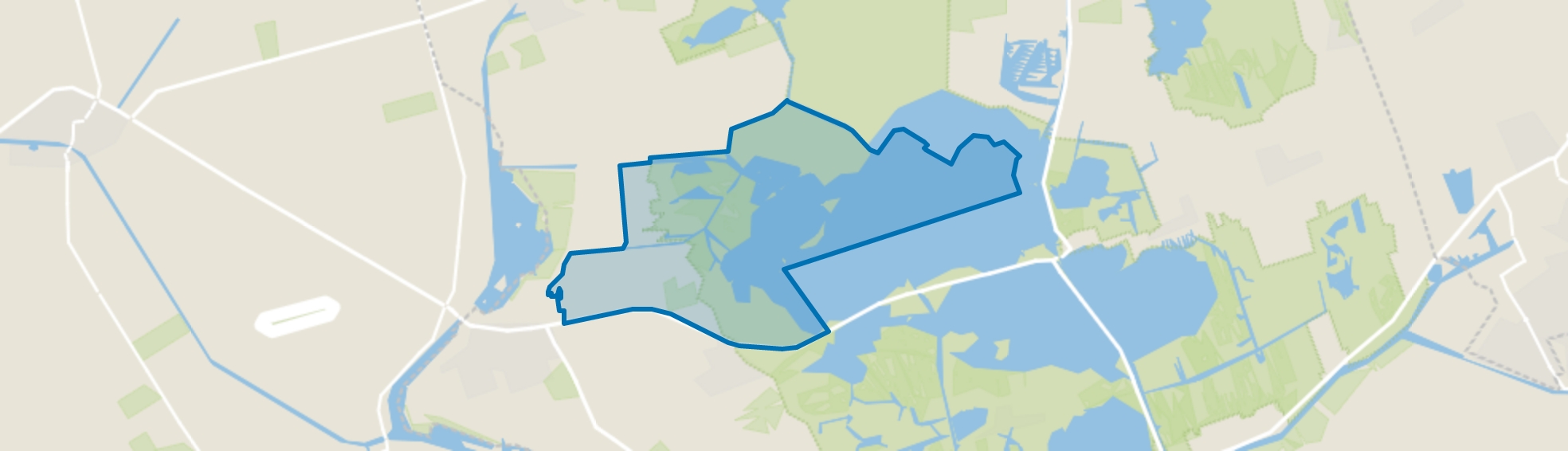 Verspreide huizen Leeuwte (gedeeltelijk), Sint Jansklooster map