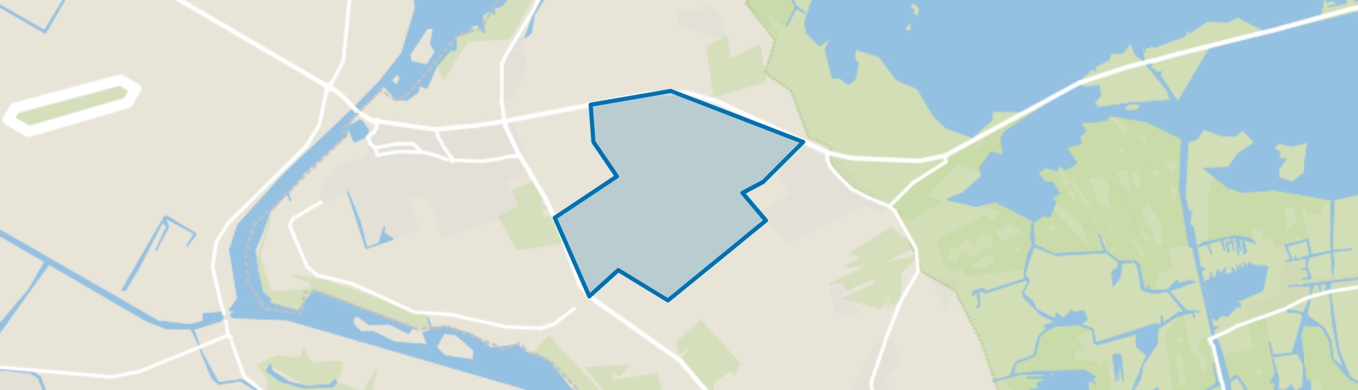 Verspreide huizen Sint Jansklooster, Sint Jansklooster map