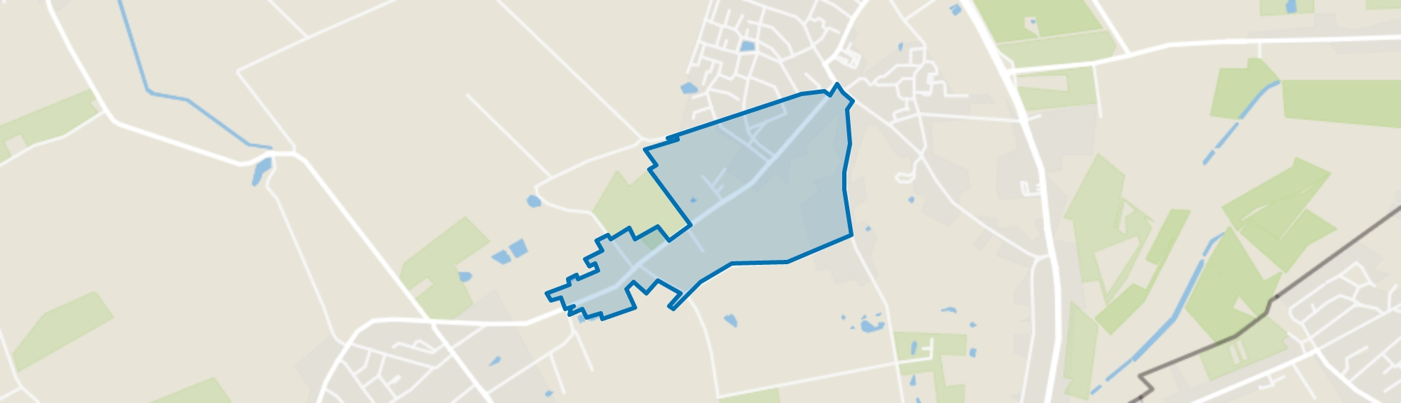 Gedelfte, Sint Jansteen map