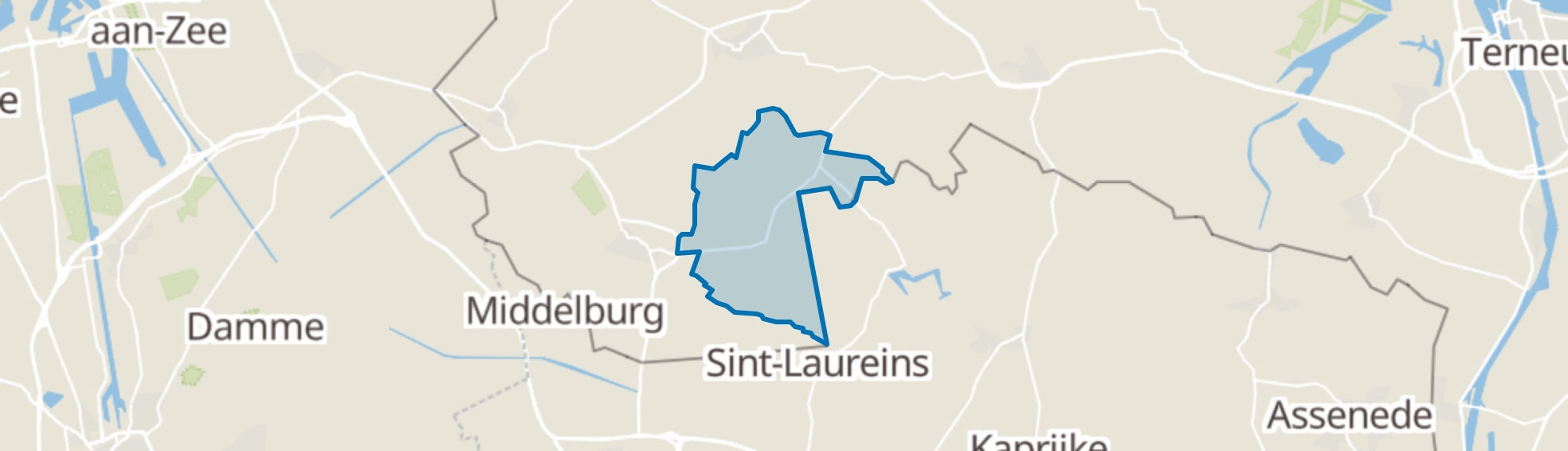 Sint Kruis map