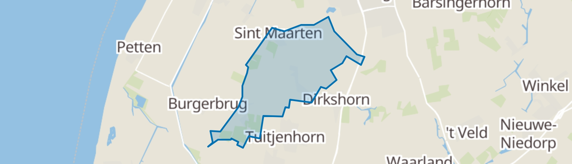 Sint Maarten map