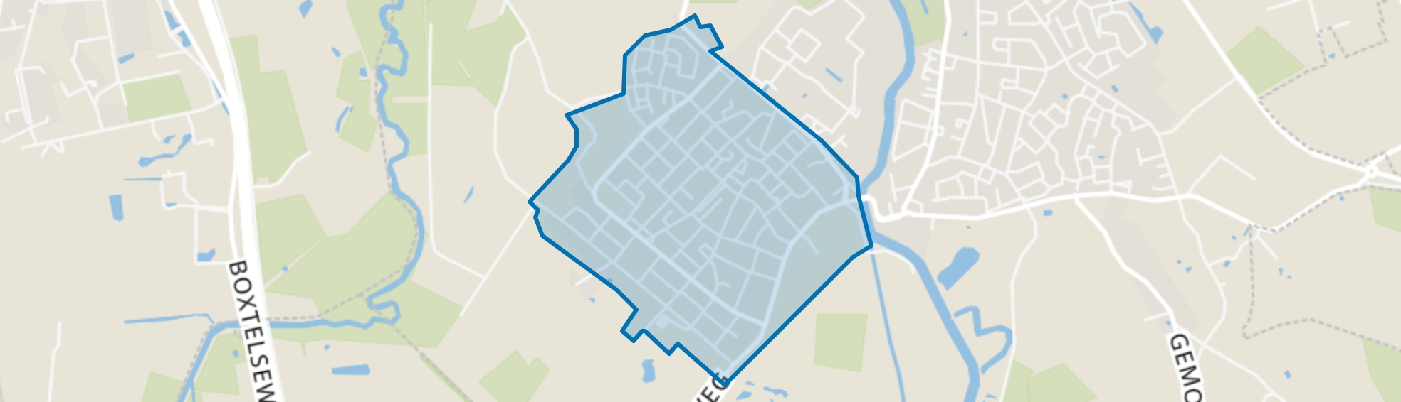 Theereheide, Sint-Michielsgestel map