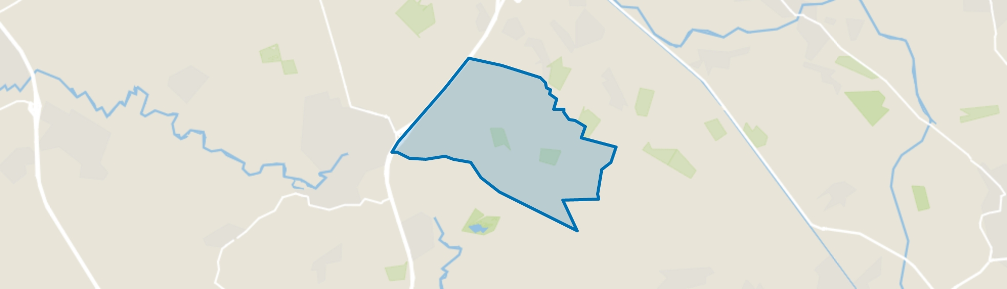 Buitengebied Jekschotse Heide en Everse, Sint-Oedenrode map