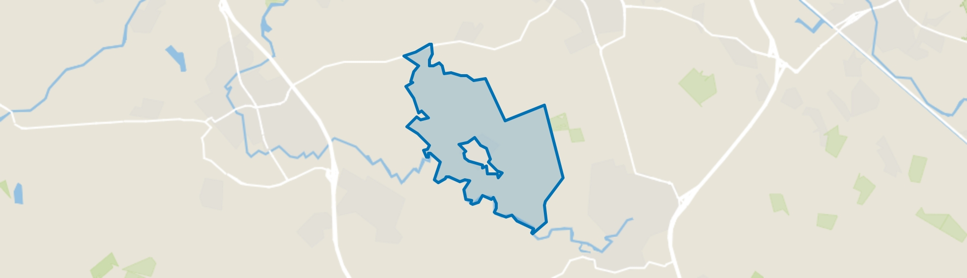 Buitengebied Olland, Sint-Oedenrode map