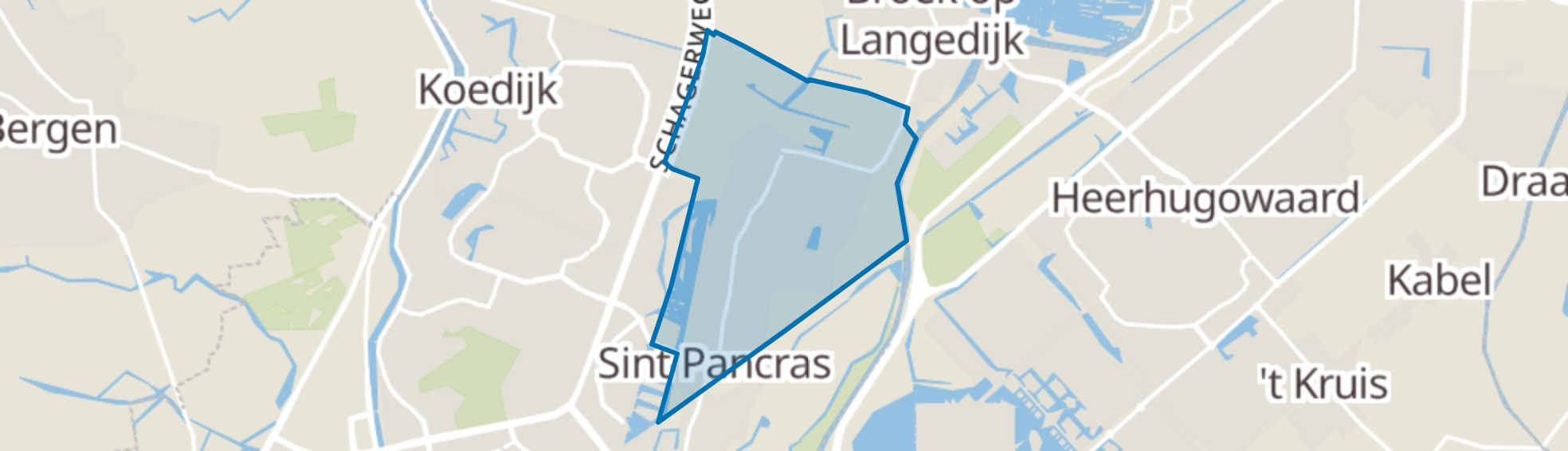 Sint Pancras map