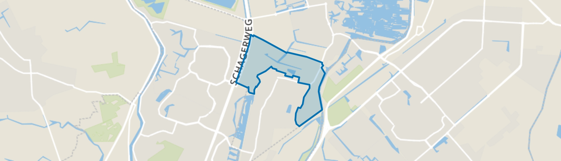 Buitengebied Sint-Pancras, Sint Pancras map