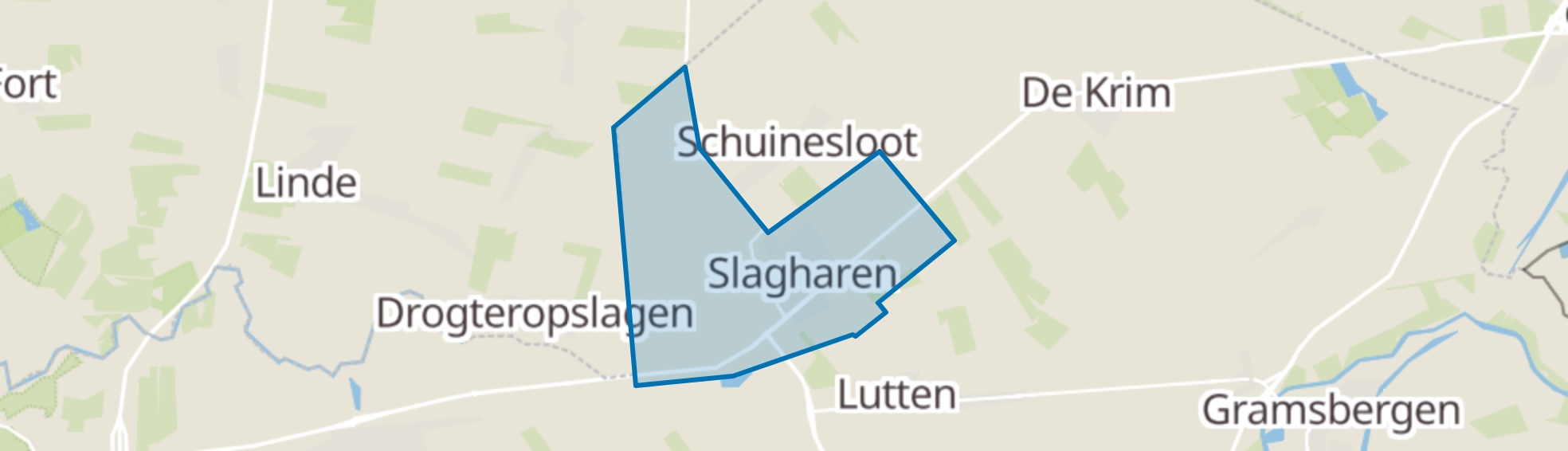 Slagharen map
