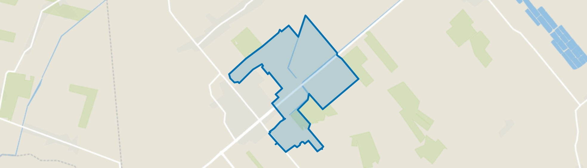 Verspreide huizen Slagharen-Oost, Slagharen map