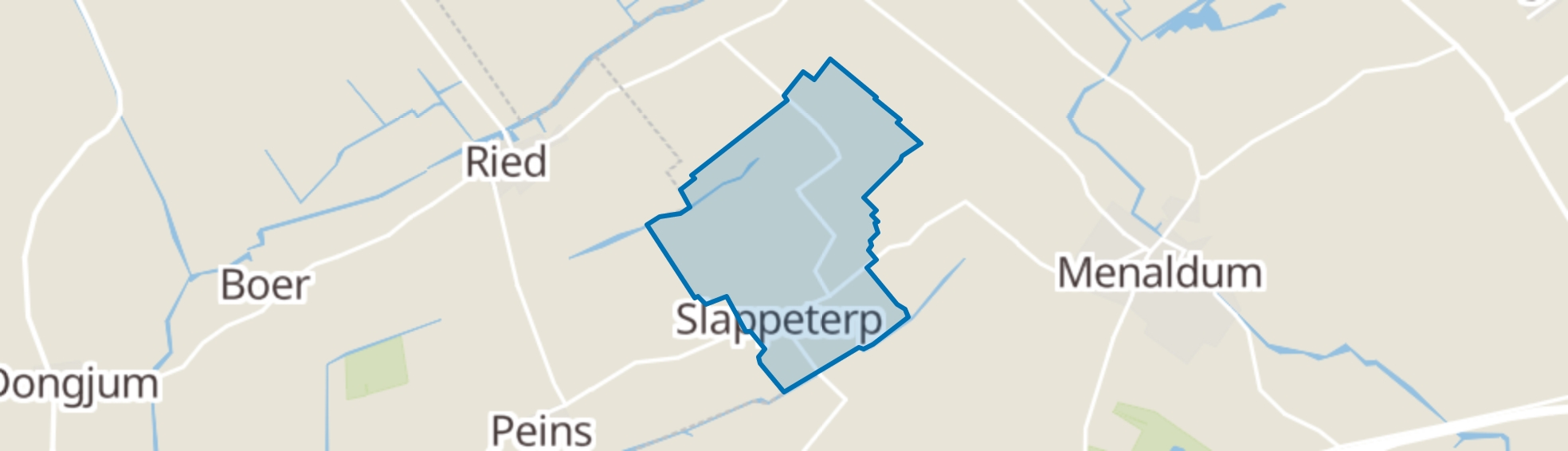 Slappeterp map