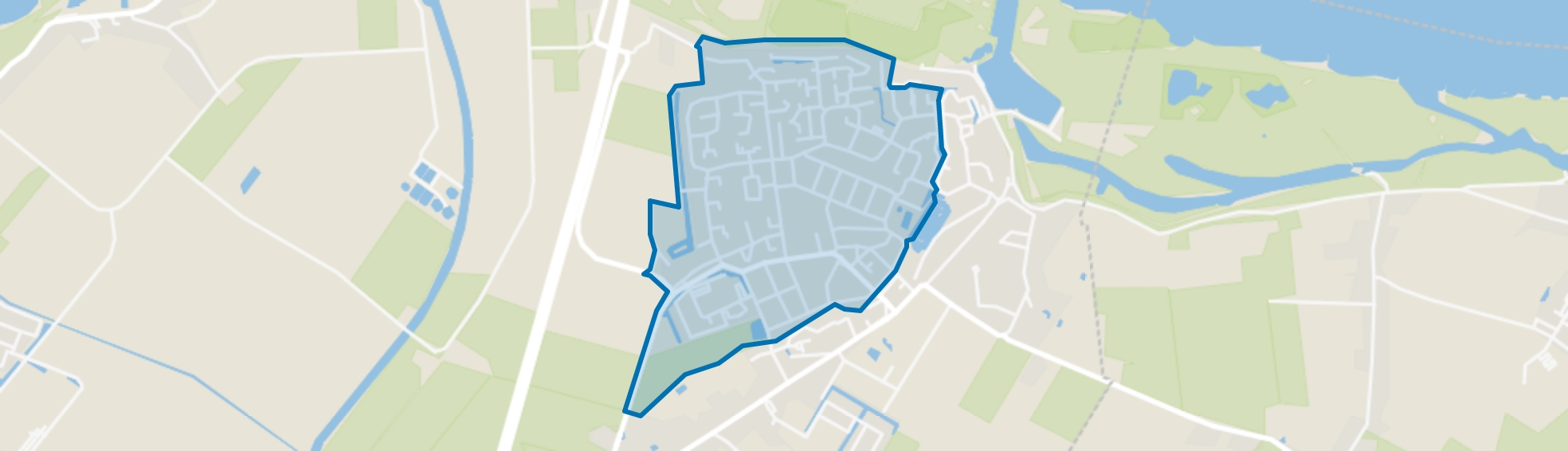 Sleeuwijk west, Sleeuwijk map