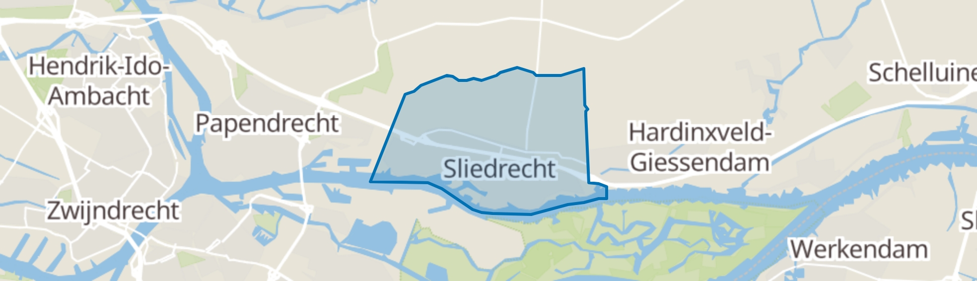 Sliedrecht map