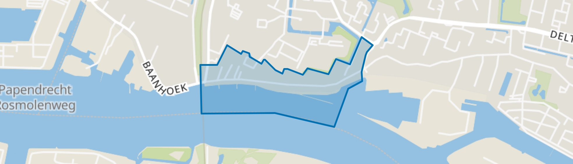 Baanhoek-Oost, Sliedrecht map