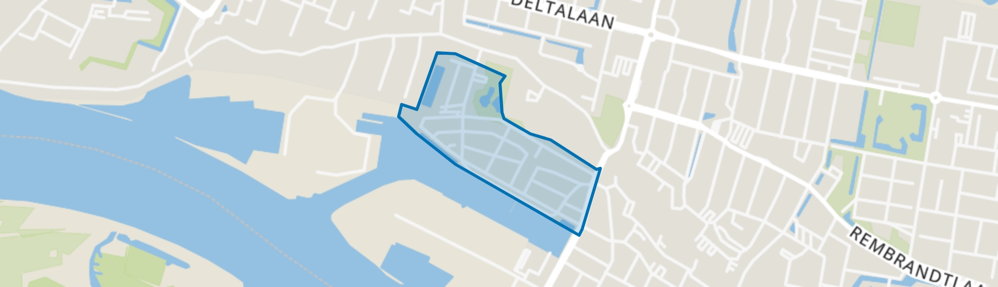 Buitenuitbreiding-West, Sliedrecht map