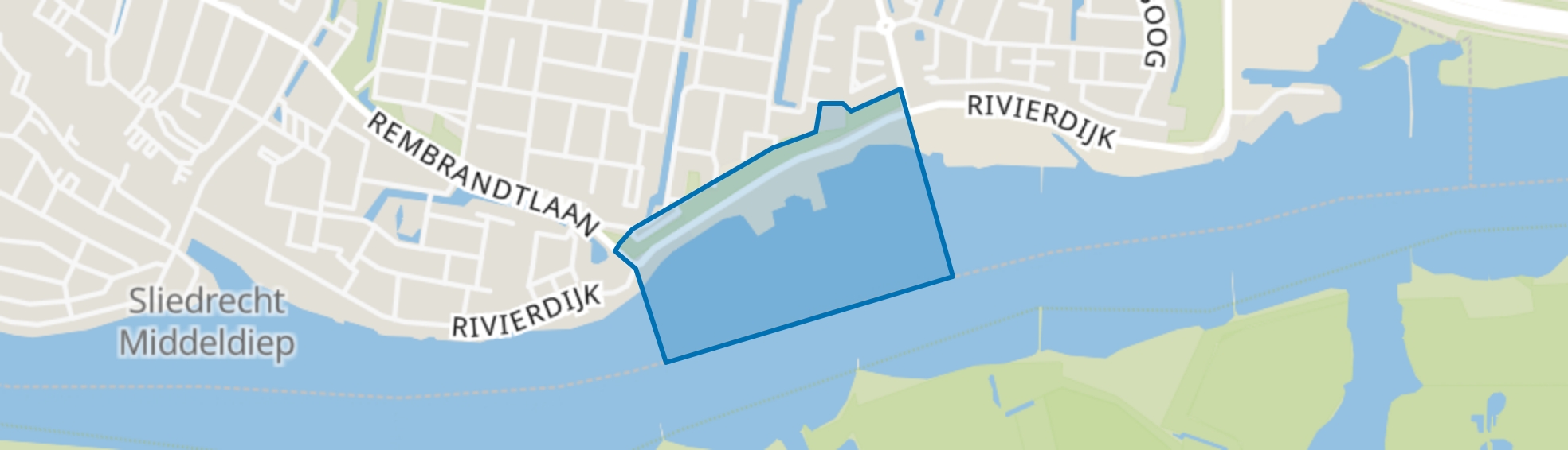 Rivierdijk-Midden, Sliedrecht map