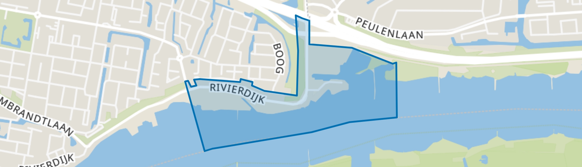 Rivierdijk-Oost, Sliedrecht map