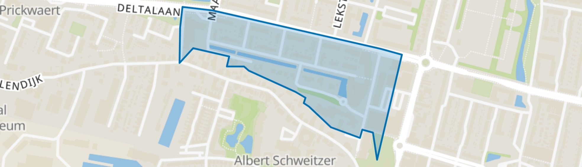 Rivierenbuurt-Zuid, Sliedrecht map