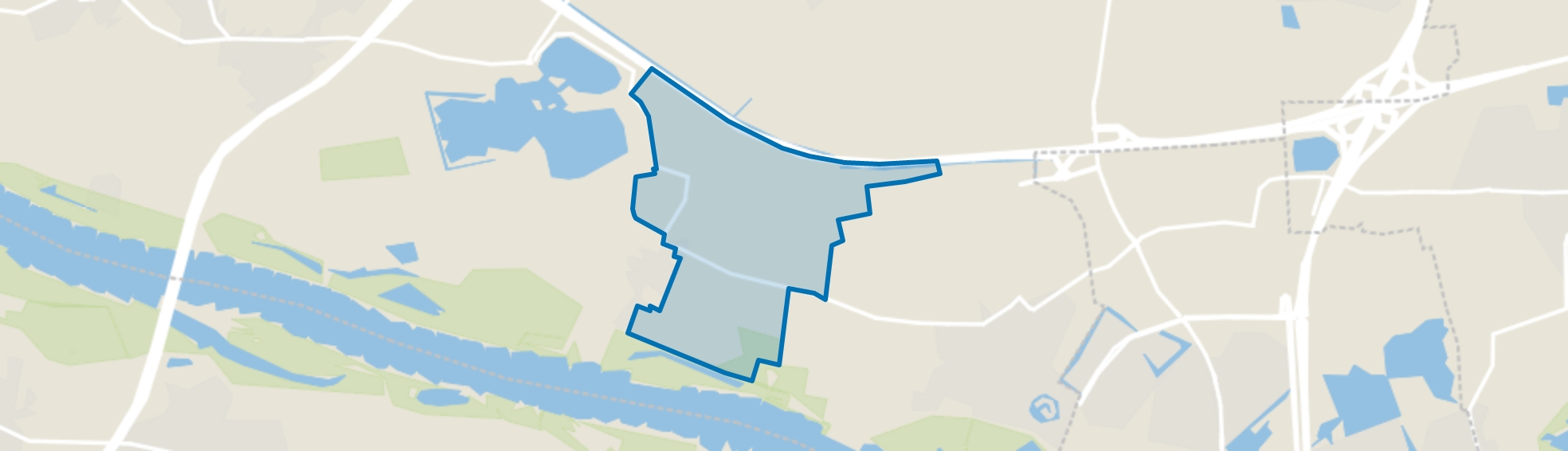 Buitengebied de Danenberg, Slijk-Ewijk map