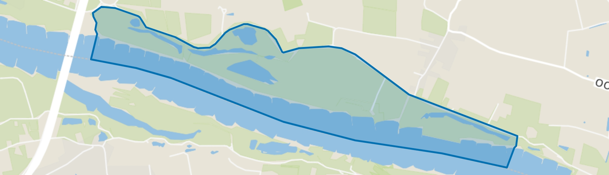 Uiterwaarden Loenense butenpolder, Slijk-Ewijk map