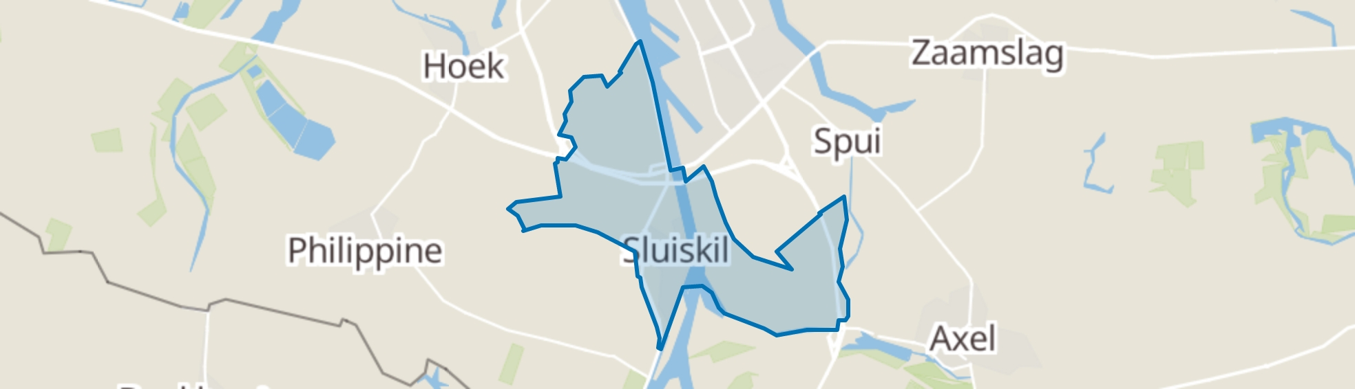 Sluiskil map