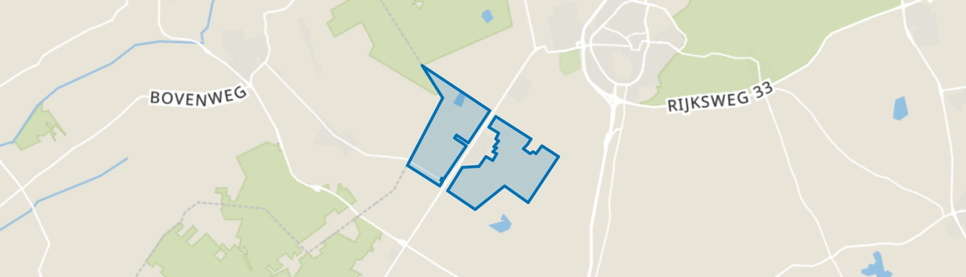 Verspreide huizen Smilde, Smilde map