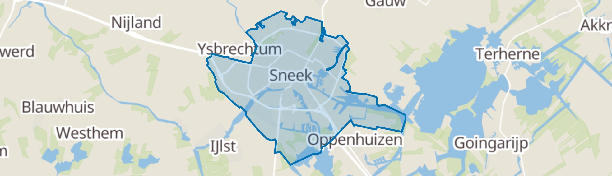 Sneek map