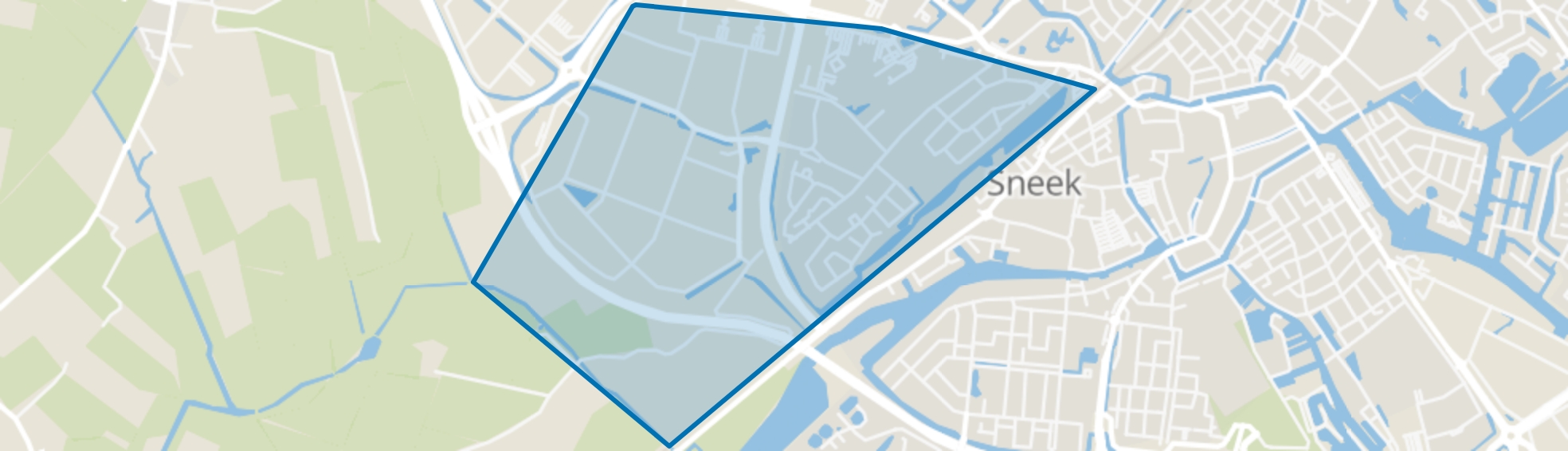 Hemdijk, Sneek map