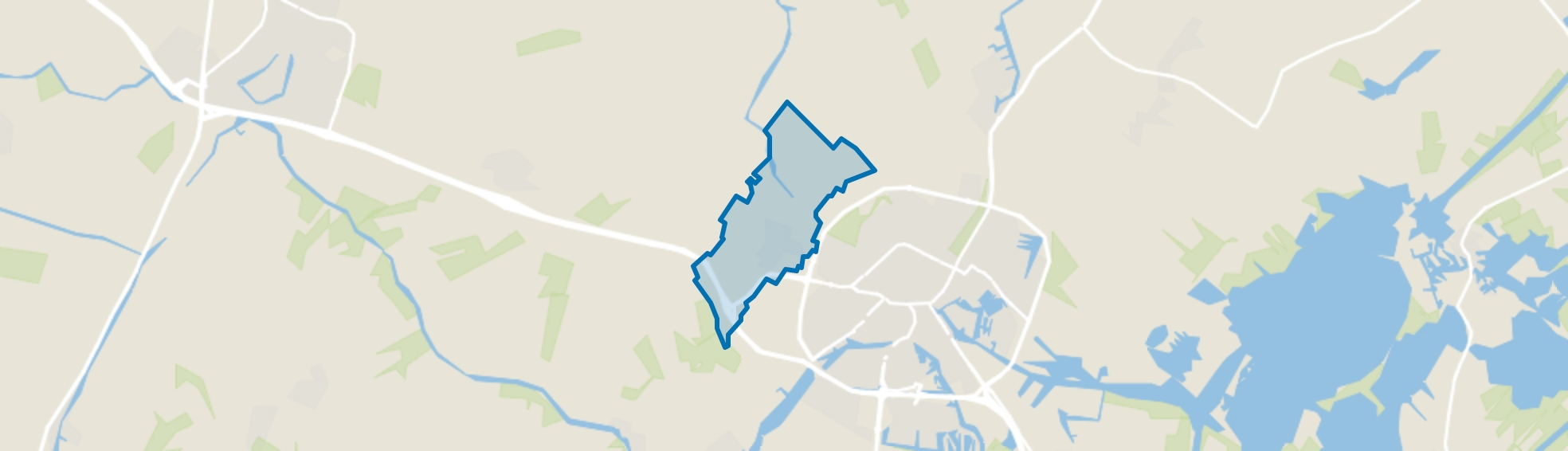 IJsbrechtum, Sneek map