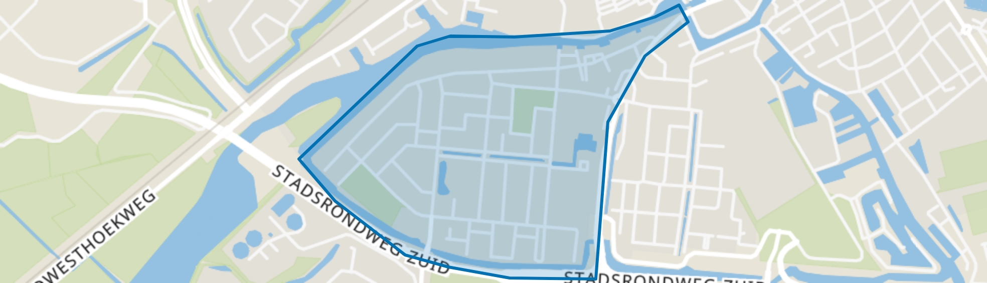 Lemmerweg-West, Sneek map