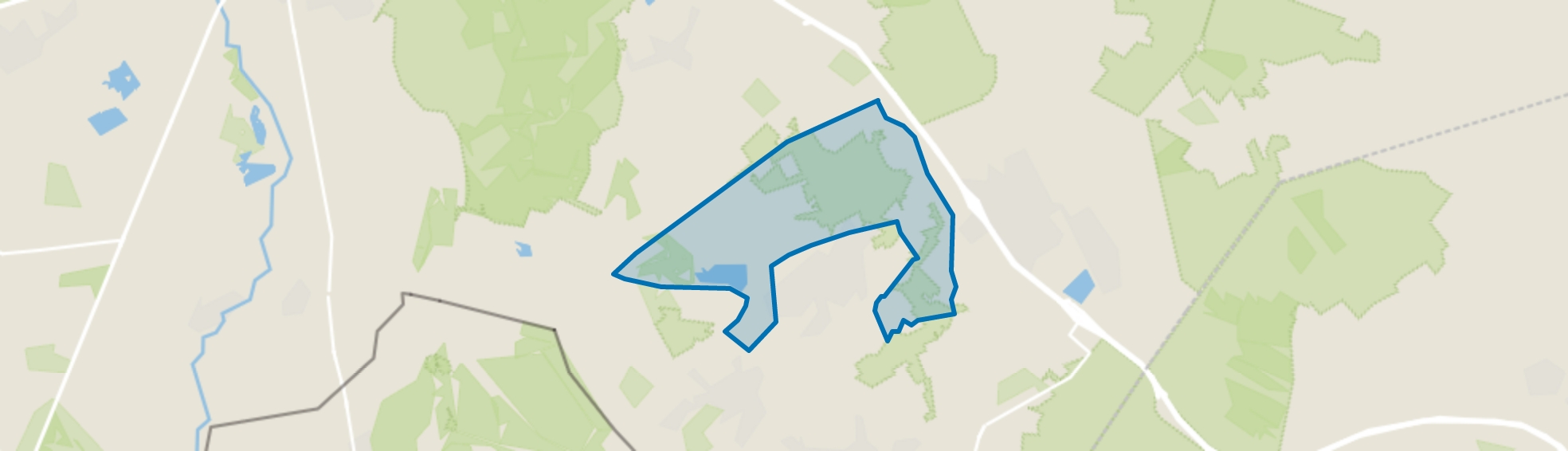 Verspreide huizen Soerendonk, Soerendonk map