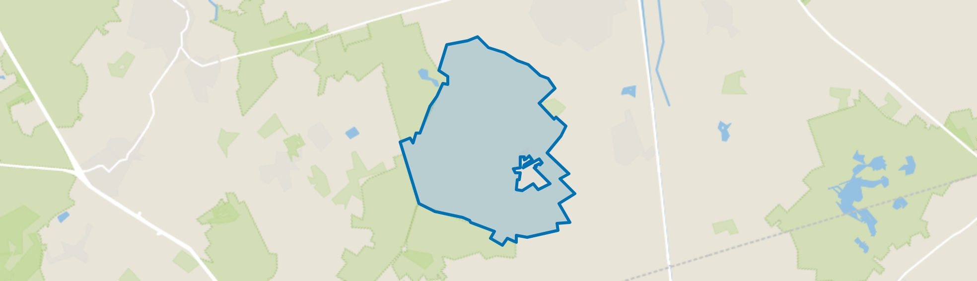 Verspreide huizen Someren-Heide, Someren map