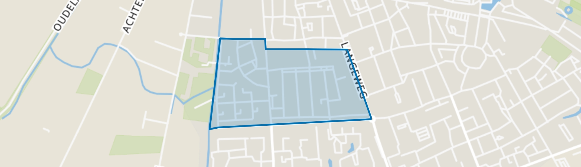 Sommelsdijk bloemenbuurt, Sommelsdijk map