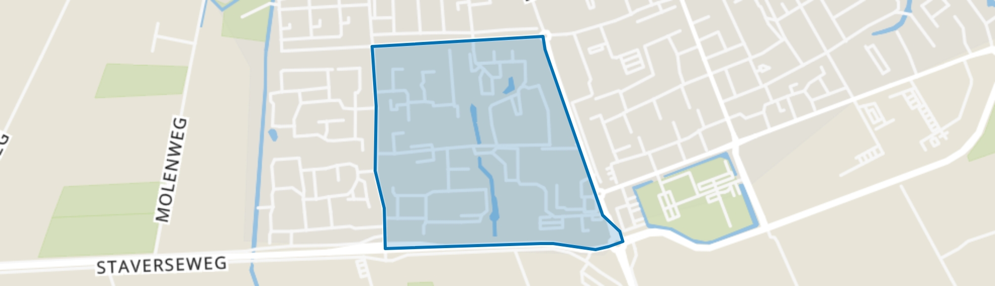 Sommelsdijk vogelbuurt oost, Sommelsdijk map