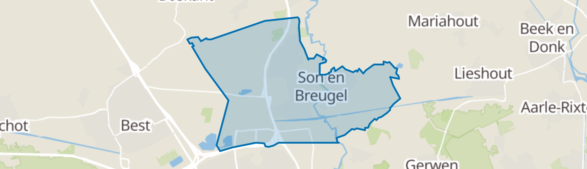 Son en Breugel map