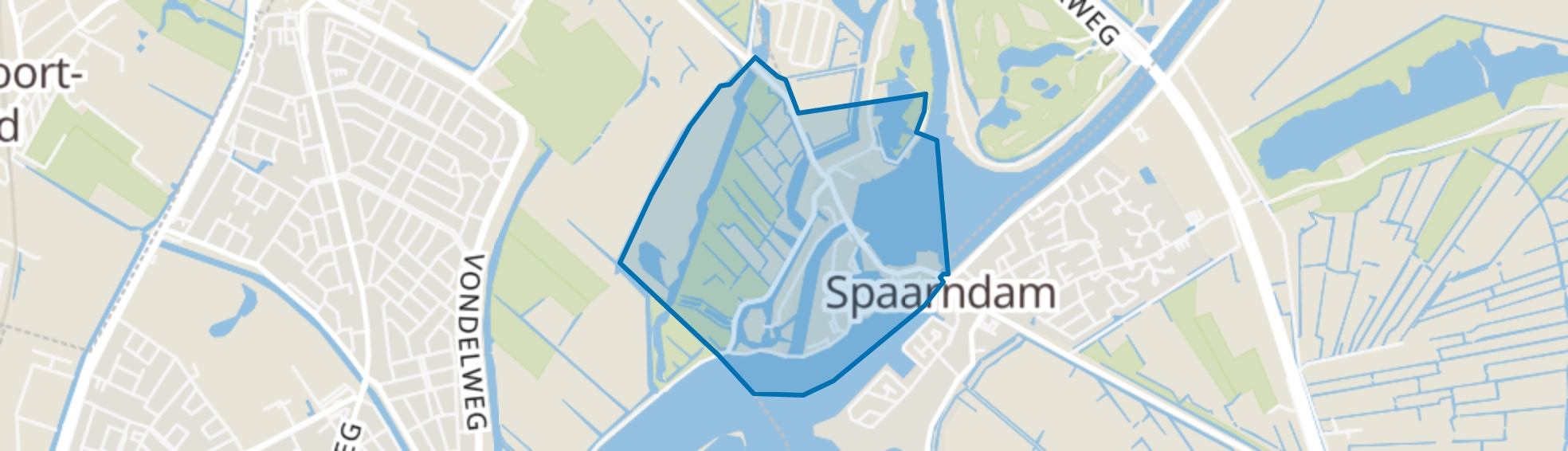 Spaarndam gem. Haarlem map