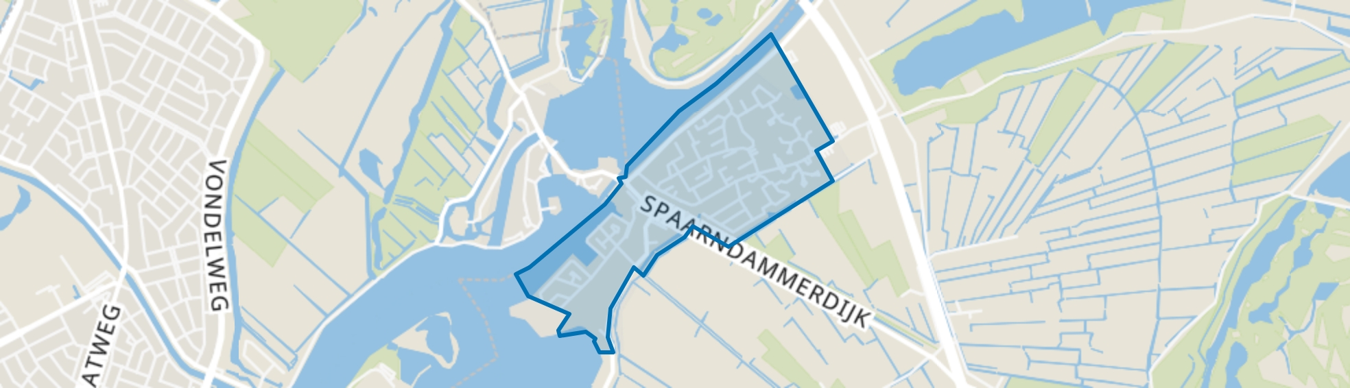 Spaarndam, Spaarndam map