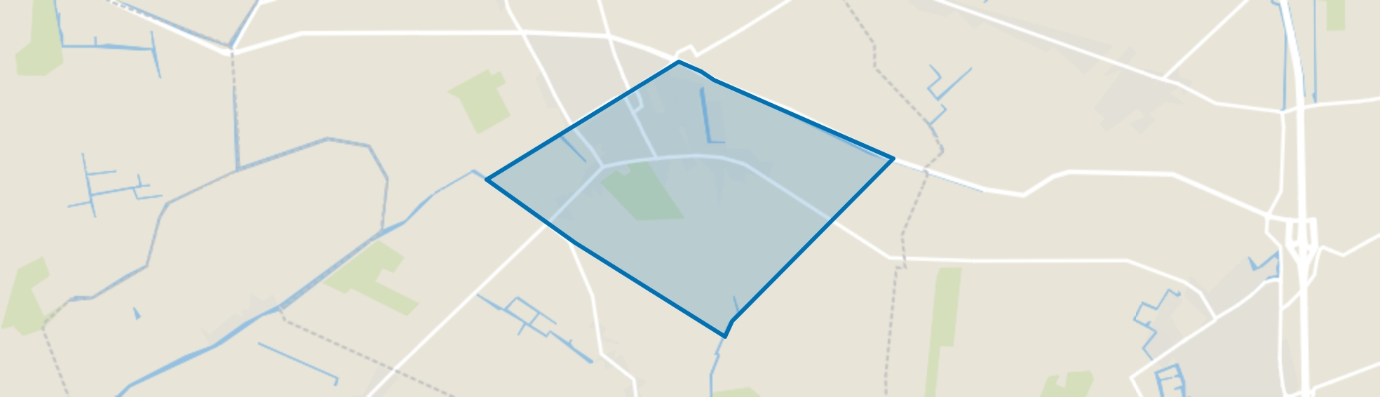 Opmeer-Zuid, Spanbroek (gedeeltelijk), Spanbroek map