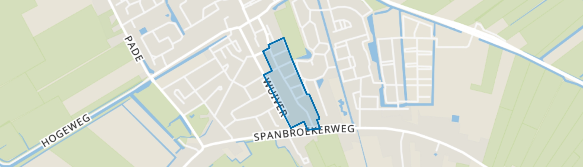 Pastoor Merius, Spanbroek map