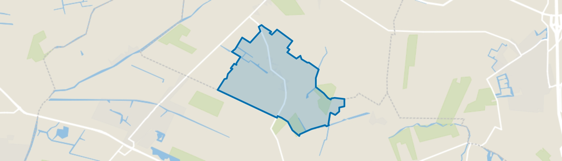 Zandwerven, Spanbroek map