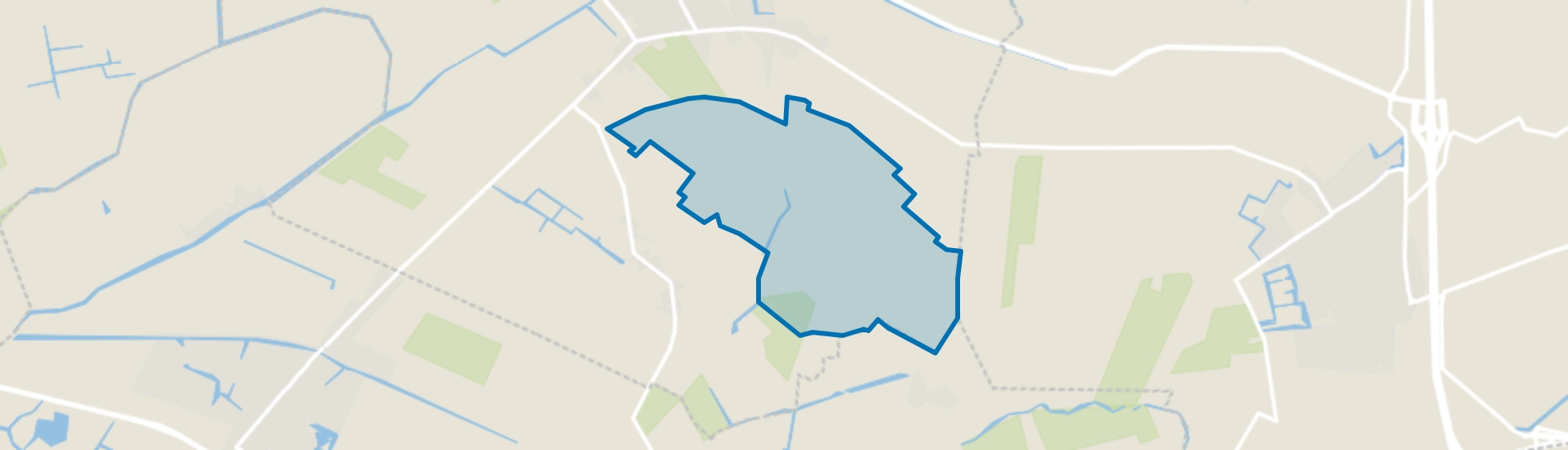 Zomerdijk, Spanbroek map
