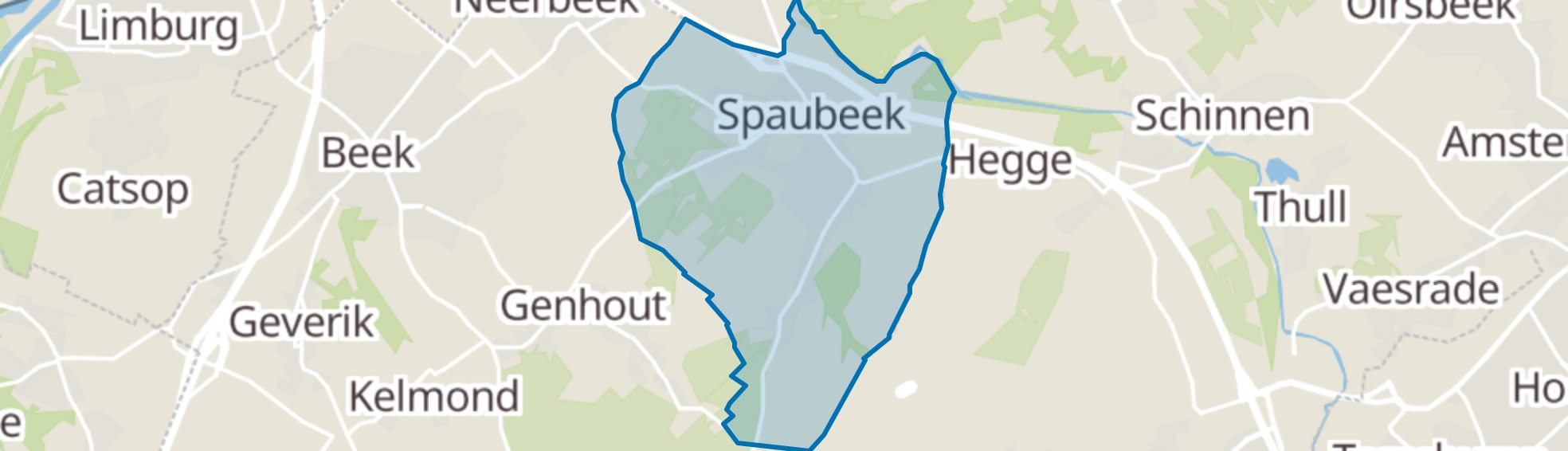 Spaubeek map