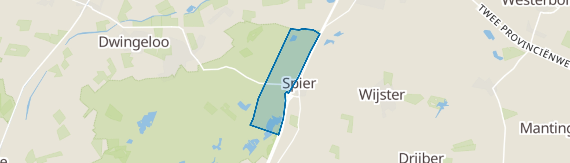 Spier (Gem. Westerveld) map