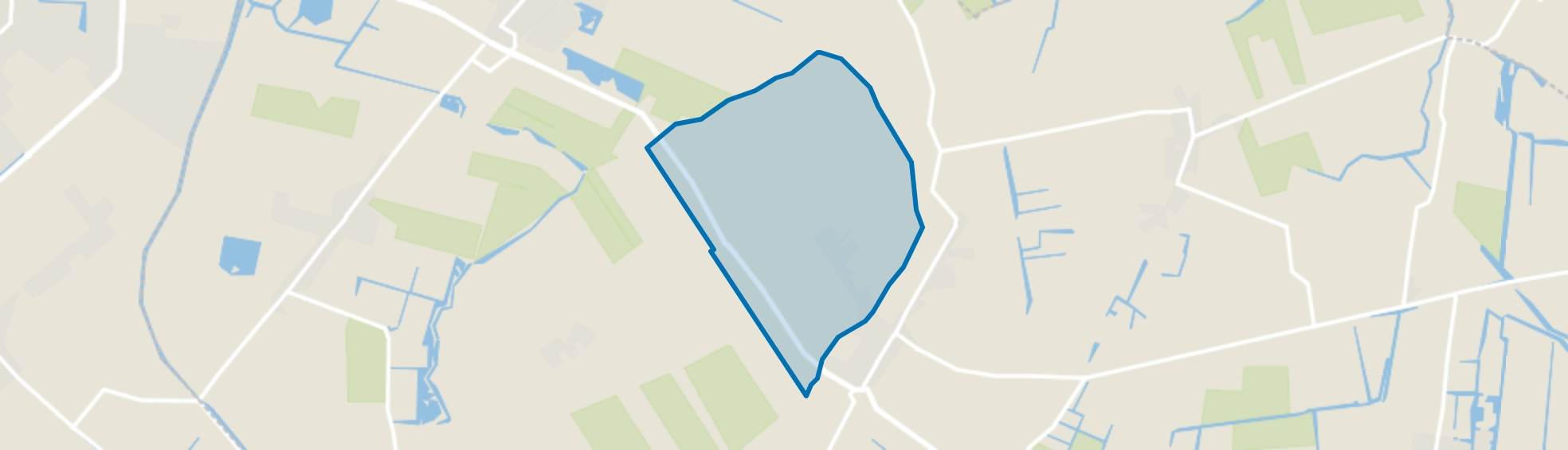 Wogmeer Oost, Spierdijk map