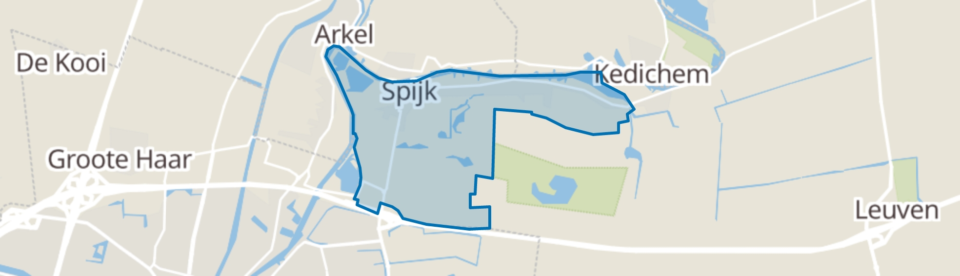 Spijk (Gem. West Betuwe) map