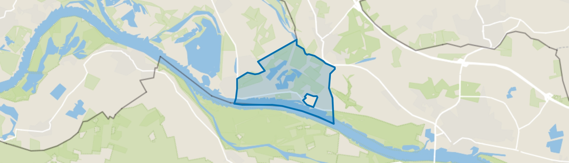 Buitengebied Lobith/Spijk, Spijk (Gem. Zevenaar) map
