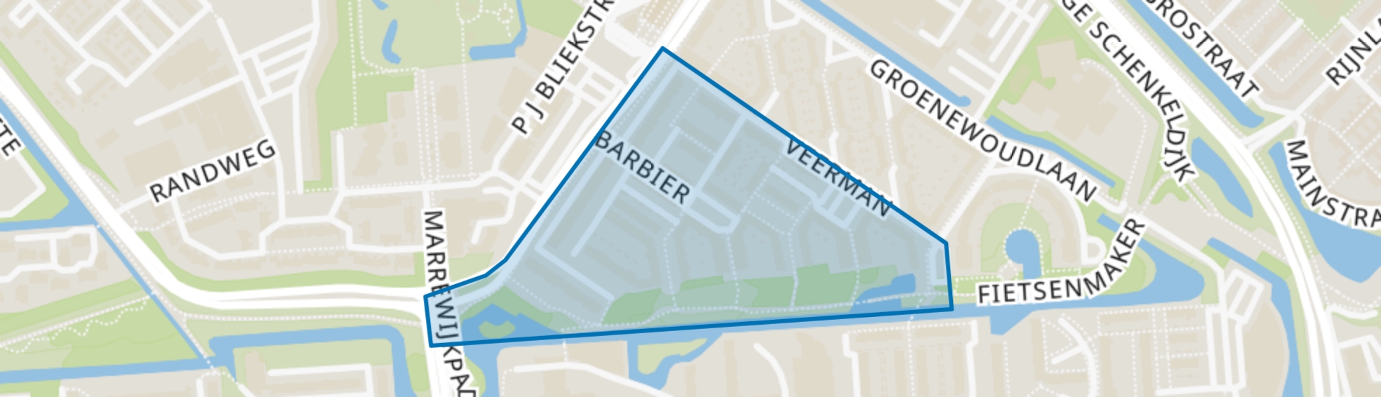 Gildenwijk-West, Spijkenisse map