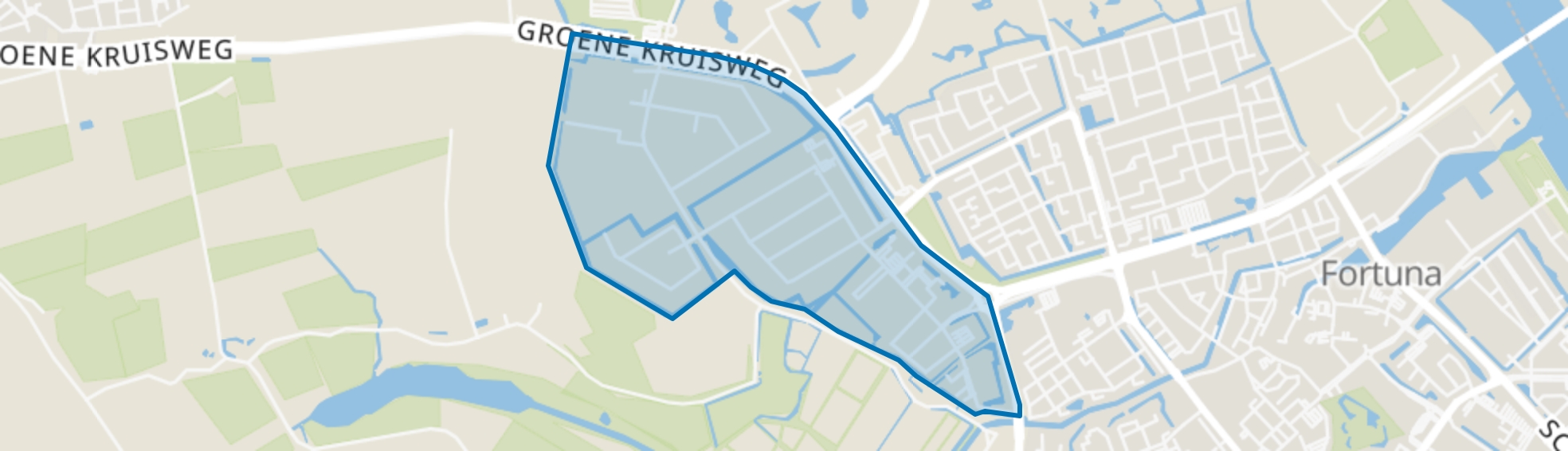 Industrieterrein Halfweg, Spijkenisse map